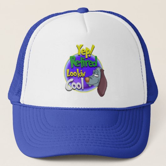 Casquette Chien frais News.:-) (Devant)