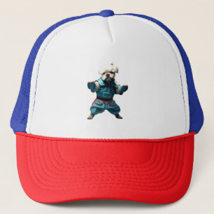 Casquette Chien Knows Karate transformé
