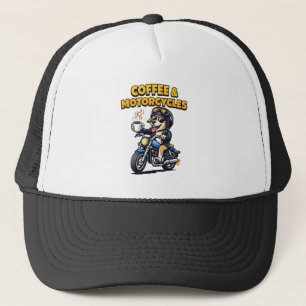 Casquette Chien Motard Café & Moto