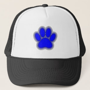 Casquette Chien Paw En Bleu Avec Contours