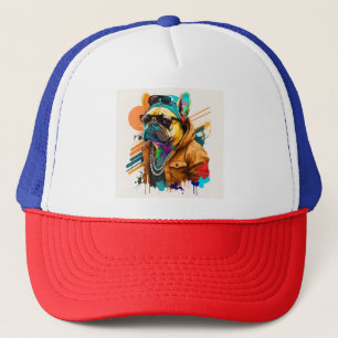 Casquette Chien pop art