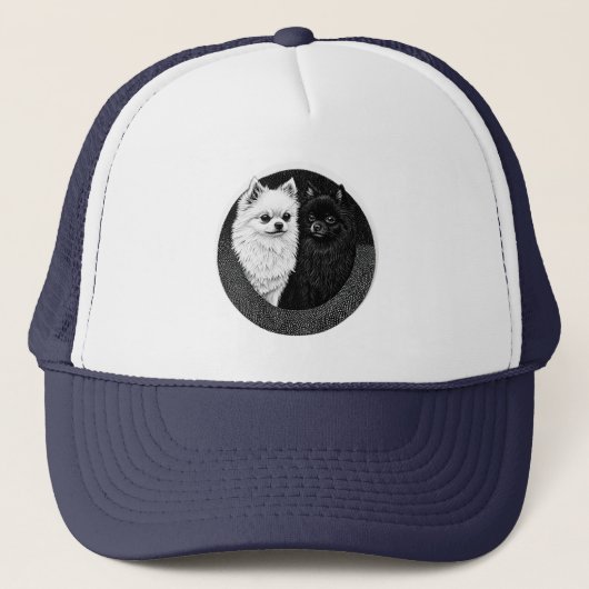 Casquette chien Spitz japonais (Devant)