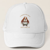Casquette Chien Têtu Devoir Avec Elle Mignonne Adorable Drôl (Devant)