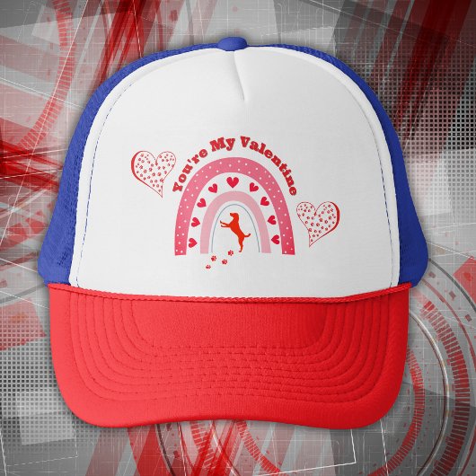 Casquette Chien Valentine - Tu es ma Saint Valentin |