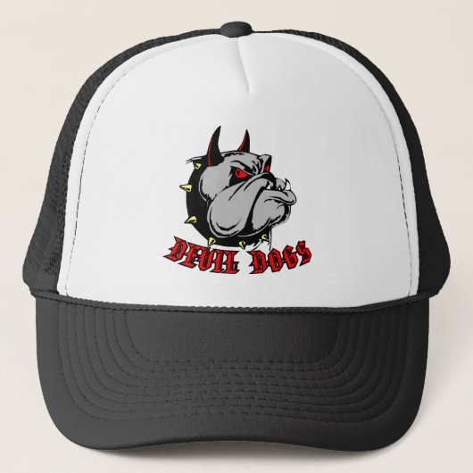 Casquette Chiens de diable de bouledogue (Devant)