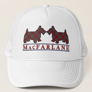 Casquette Chiens de Scottie de tartan de MacFarlane de clan