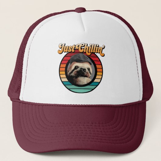 Casquette Chillin' Sloth (Devant)