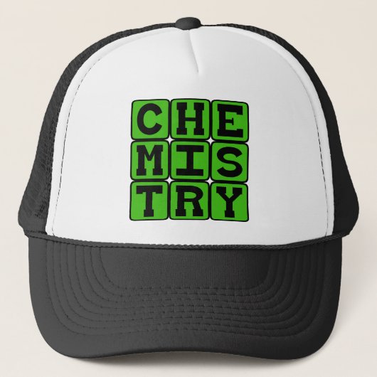 Casquette Chimie, L'étude de la Matière (Devant)