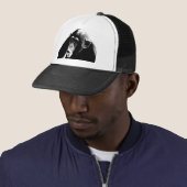 Casquette Chimpanzé noir blanc (En situation)