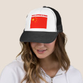 Casquette China Flag High Quality (En situation)