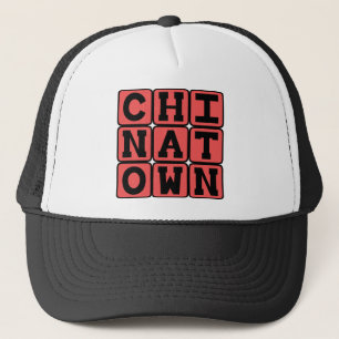Casquette Chinatown, quartier de San Francisco