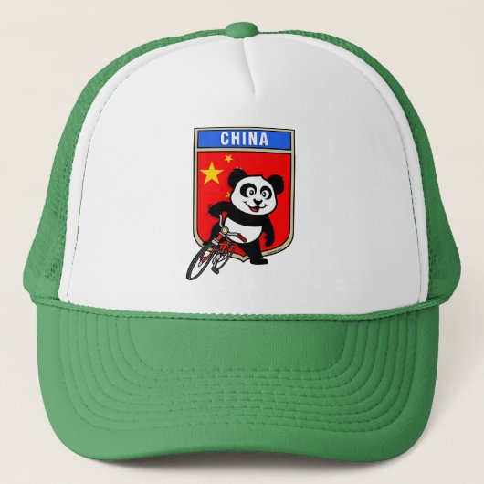 Casquette Chine à vélo (Devant)
