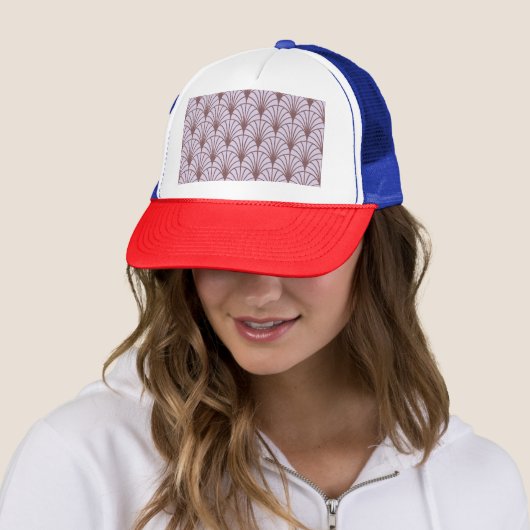 Casquette Chinois traditionnel : Arrière - plan Motif rétro. (En situation)
