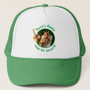 Casquette Chipmunk Mangant Marshmallow