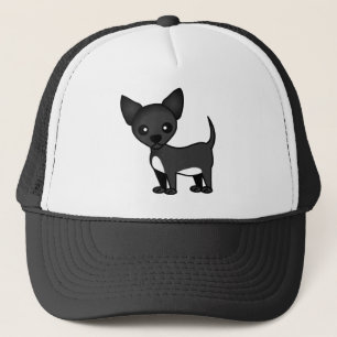Casquette Chiwawa noir de bande dessinée