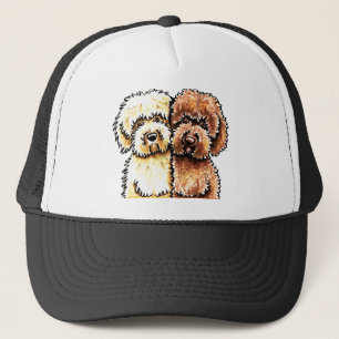 Casquette Chocolat crème Labradoodles