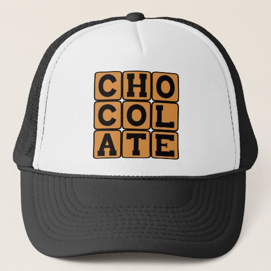 Casquette Chocolat, Dessert Sucré (Devant)