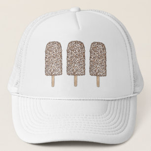 Casquette Chocolat Eclair glace Crème Popsicles Foin