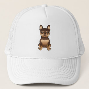 Casquette Chocolat Et Tan French Bulldog Mignonne Chien Cari