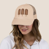 Casquette Chocolat Fudge Fudgesicle Ice Crème Popsicle (En situation)