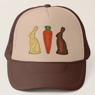 Casquette Chocolat Lapin Lapin Carotte Pâques Panier Candy