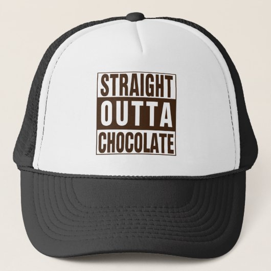 Casquette Chocolate Straight Outta Brown (Devant)