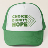 CASQUETTE CHOICE DIGNITITY HOPE TRUCKER HAT (Devant)