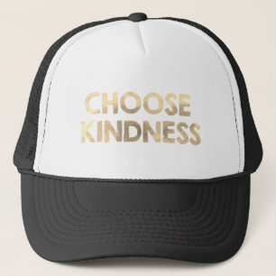 Casquette Choisissez le noir de gentillesse