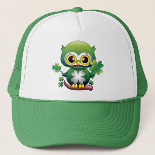 Casquette Chouette bébé mignonne St Patrick dessin animé