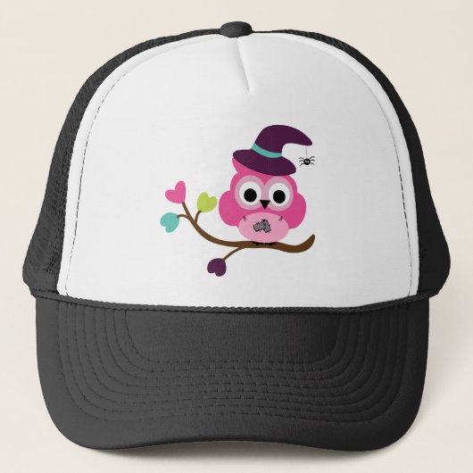 Casquette Chouette d'Halloween (Devant)