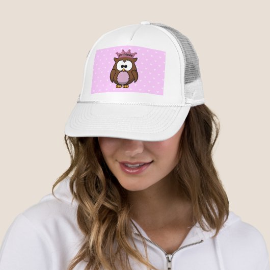 Casquette chouette princesse (En situation)