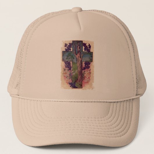 Casquette chrétien de l'arbre de vie (Devant)