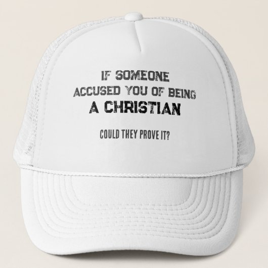 Casquette Christian ? (Devant)