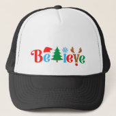 Casquette Christmas Believe (Devant)