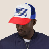 Casquette Chrome Anchor on Navy Stripes (En situation)