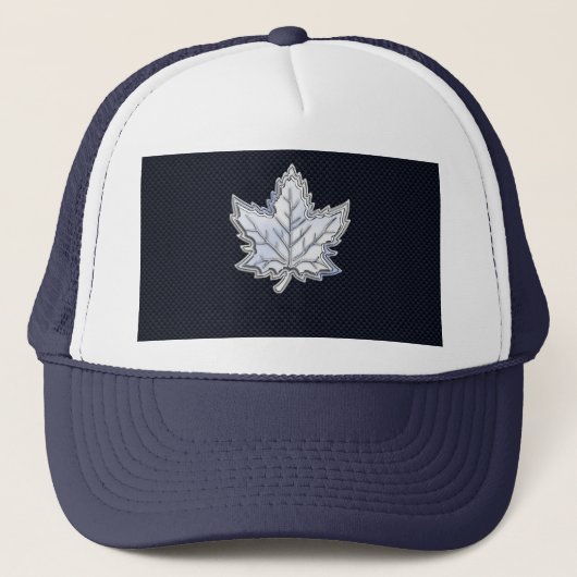 Casquette Chrome Comme Maple Leaf Fibres de carbone Impressi (Devant)
