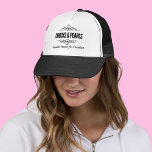 Casquette Chuck & Pearls Vote Kamala<br><div class="desc">Chucks & Pearls Kamala Harris pour chapeau de camion président. (Modifiable) : Kamala Harris pour le président</div>