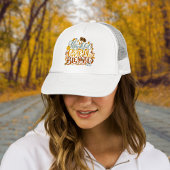 Casquette Chute Rétro Merci Gratuit Bienheureuse Typographie