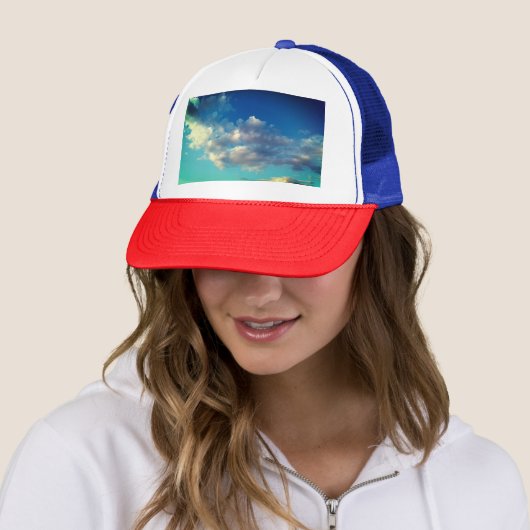 Casquette Ciel bleu (En situation)