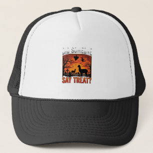 Casquette Cimetière d'alpaca Halloween Quelqu'un a dit Frian