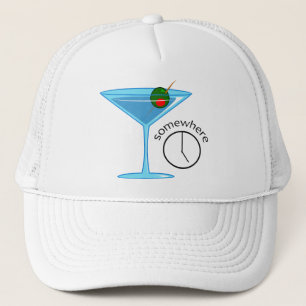 Casquette Cinq heures d'horloge quelque part