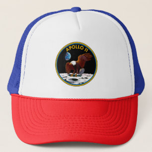 Casquette cinquantième Alunissage d'anniversaire, insignes