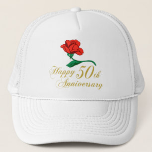 Casquette Cinquantième anniversaire heureux