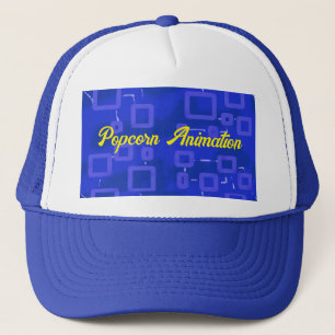 Casquette Circuit dans Candy Blue Trucker Géométrique Hat