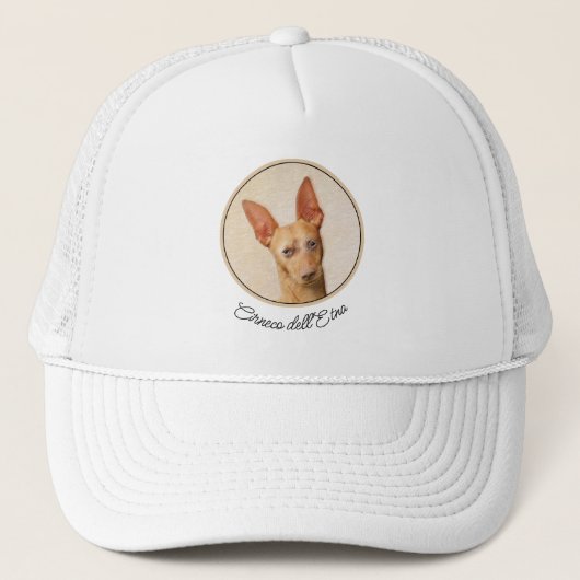 Casquette Cirneco dell’Etna Peinture - Cute Original Chien A (Devant)