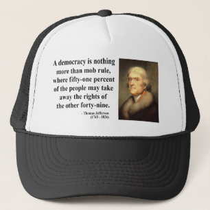 Casquette Citation 10c de Thomas Jefferson