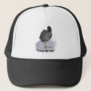 Casquette Citation "Crazy Old Coot" Vieux Age Fun Coot Oisea