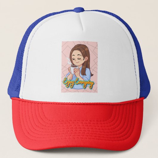 Casquette citation de café (Devant)