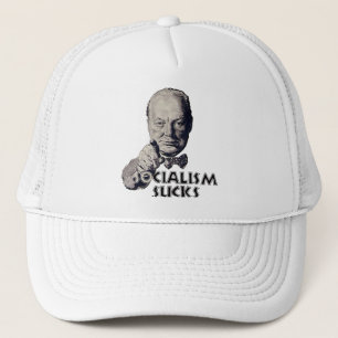 Casquette Citation de Churchill : Le socialisme suce !