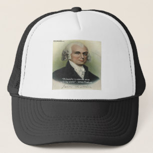 Casquette Citation de James Madison "Philosophie/Sens Commun